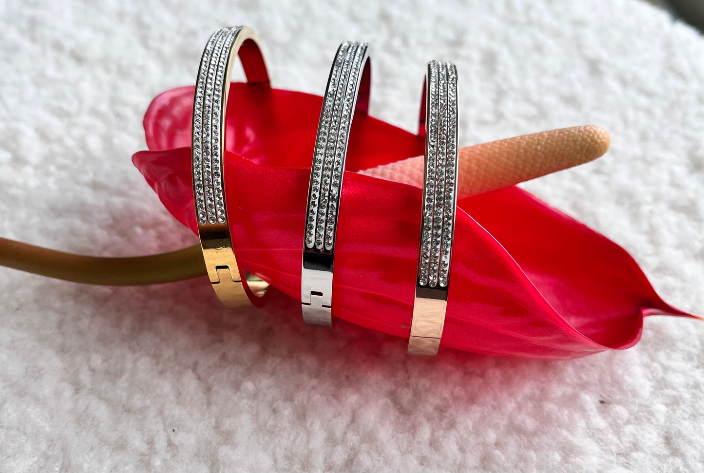 Bracelet "trio de strass"