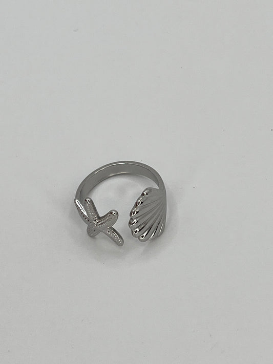Bague Étoile de Mer & Coquillage
