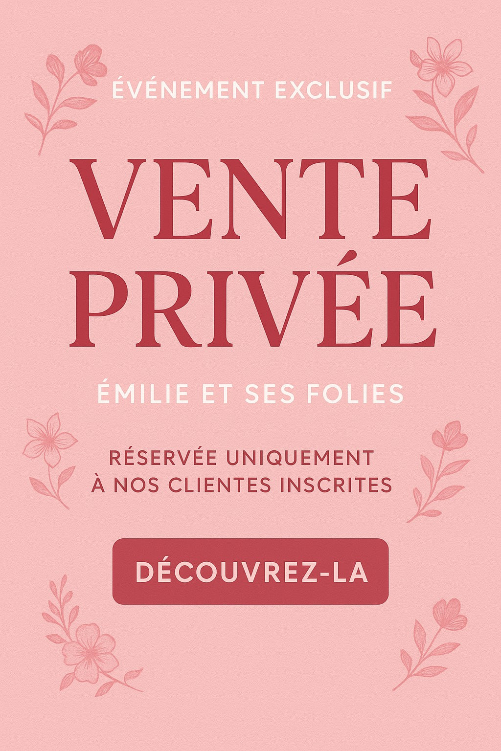 VENTE PRIVEE