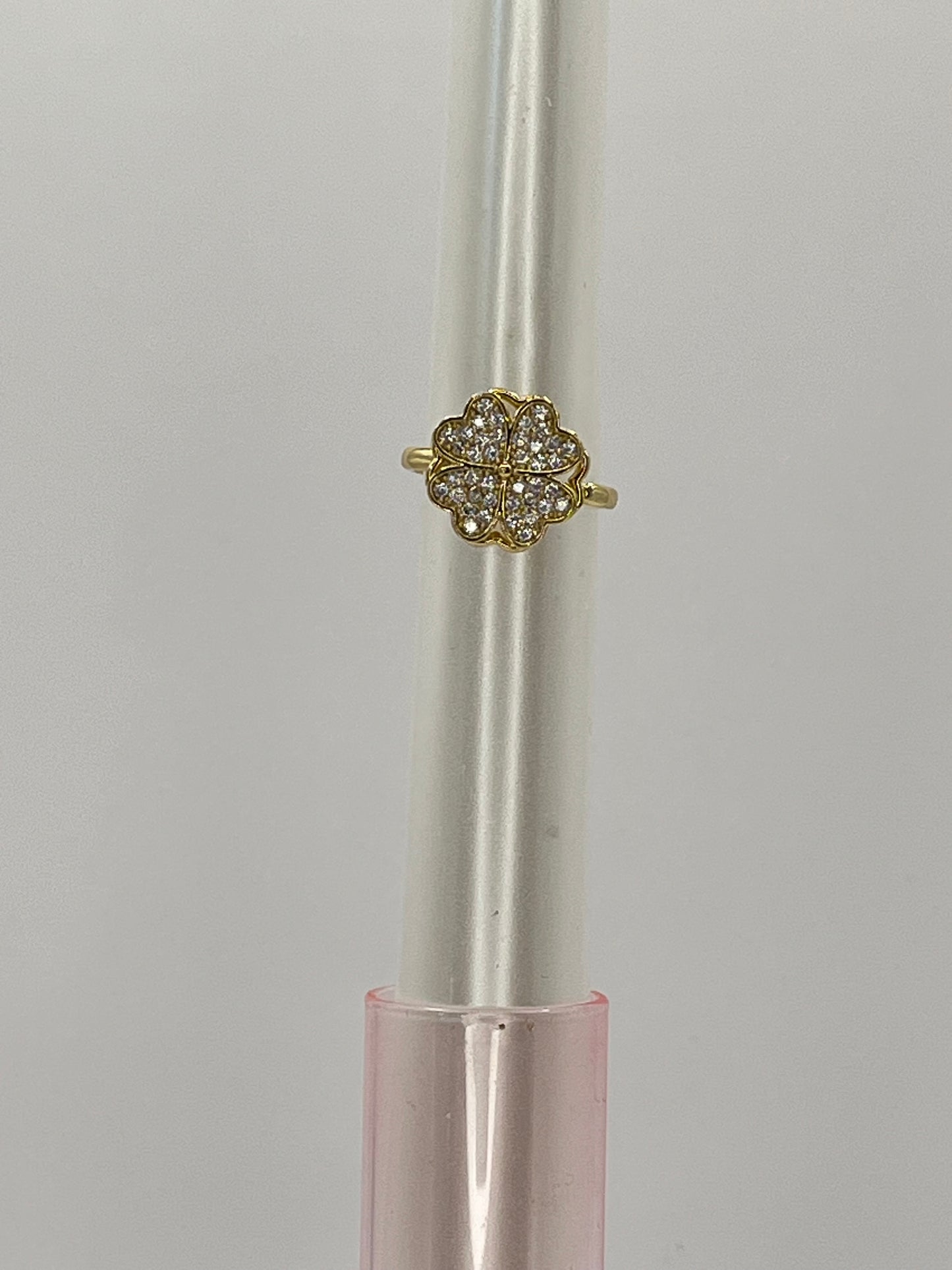 Bague trèfle à 4 feuilles