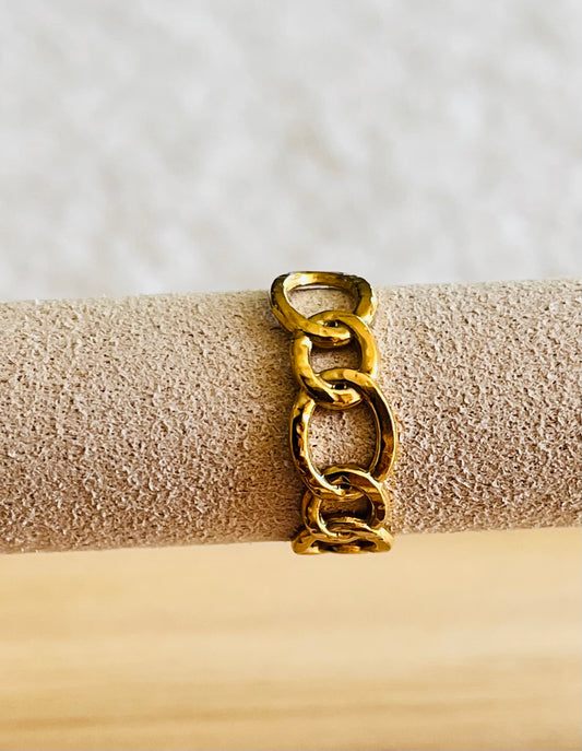 Bague chaînette
