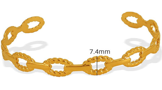 Bracelet style chainette  en acier inoxydable