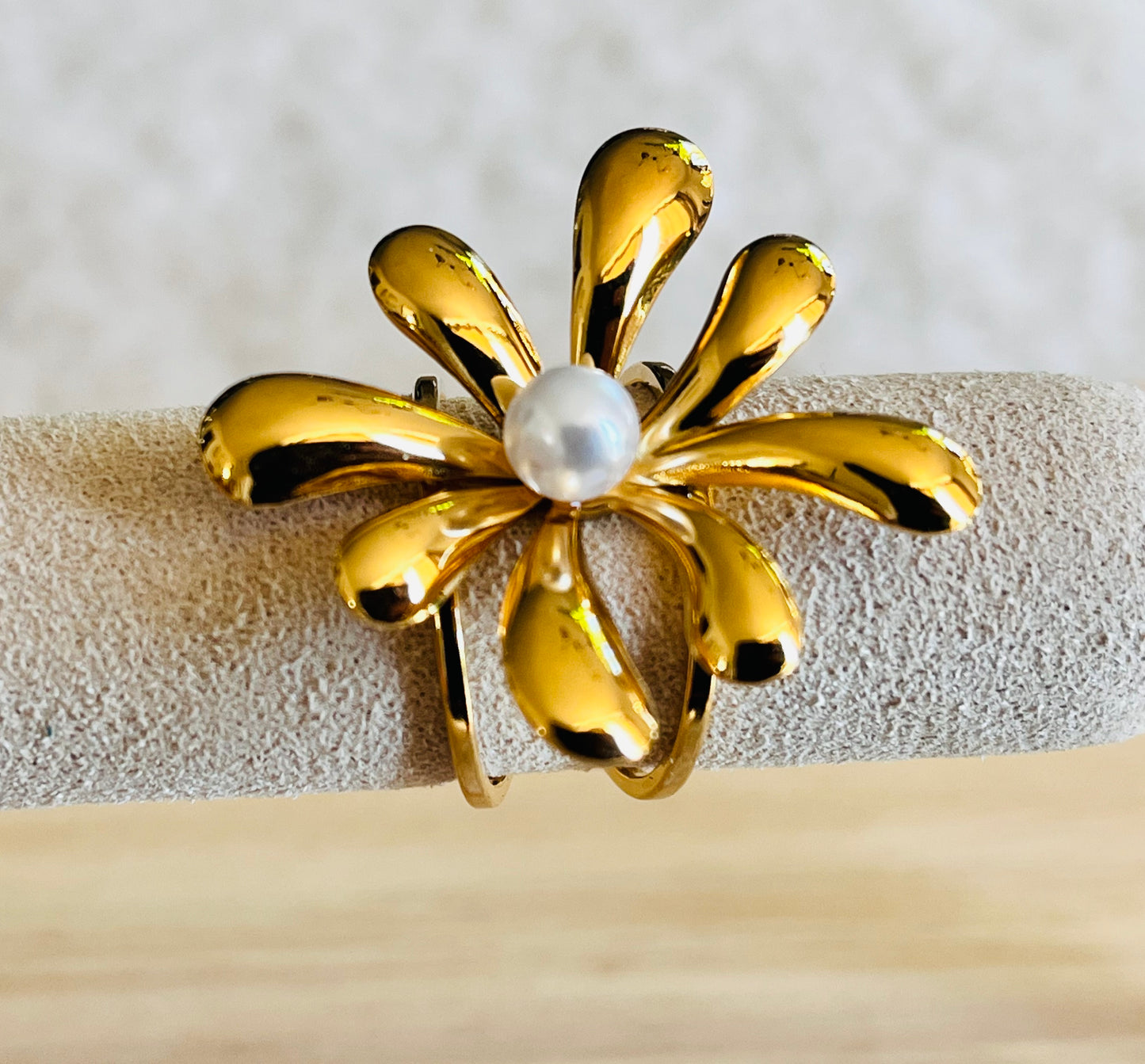 Bague avec perle