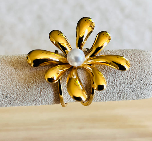 Bague avec perle