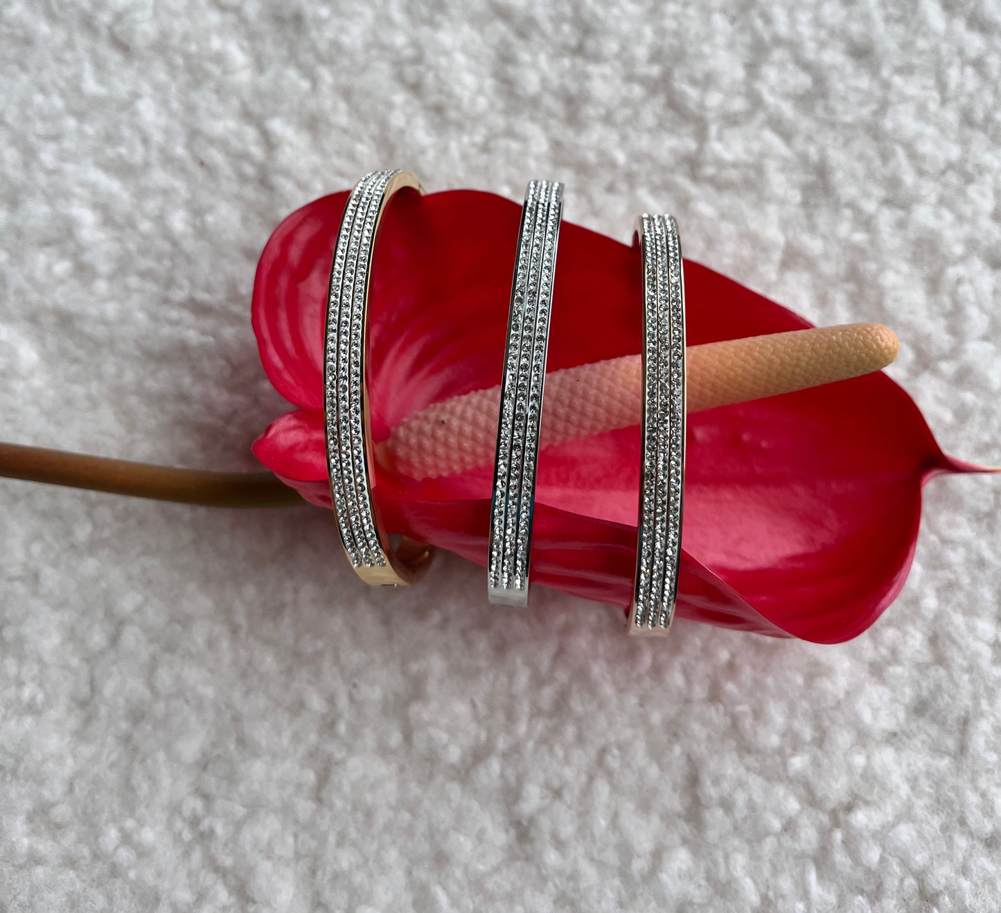 Bracelet "trio de strass"