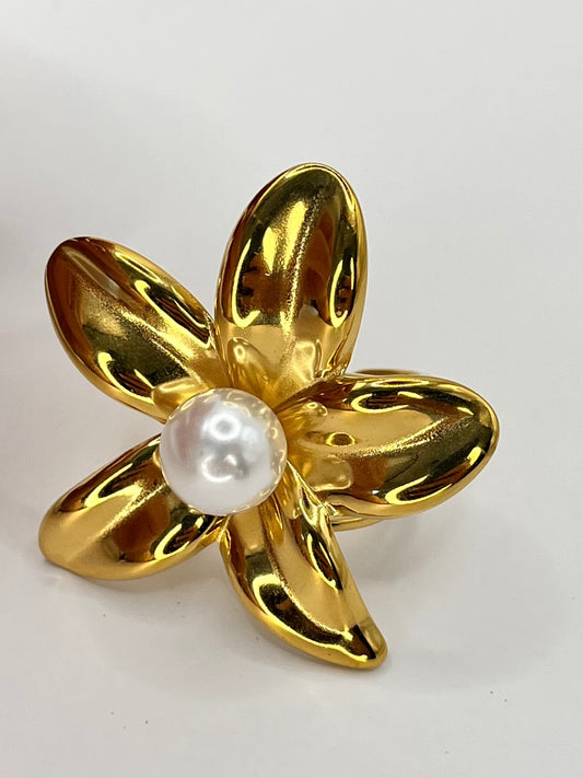 Bague  Fleur de perle