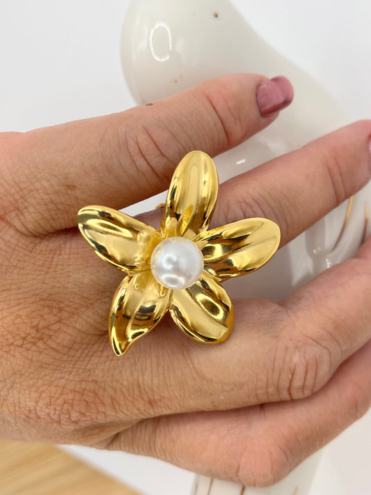 Bague  Fleur de perle
