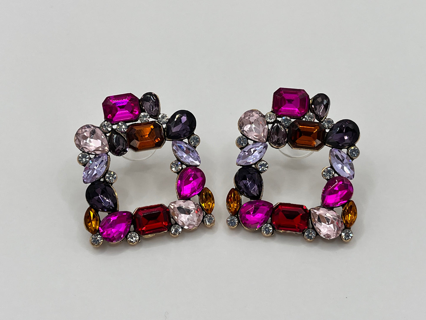 Boucle d’oreille Éclat festif et raffiné Multicolore