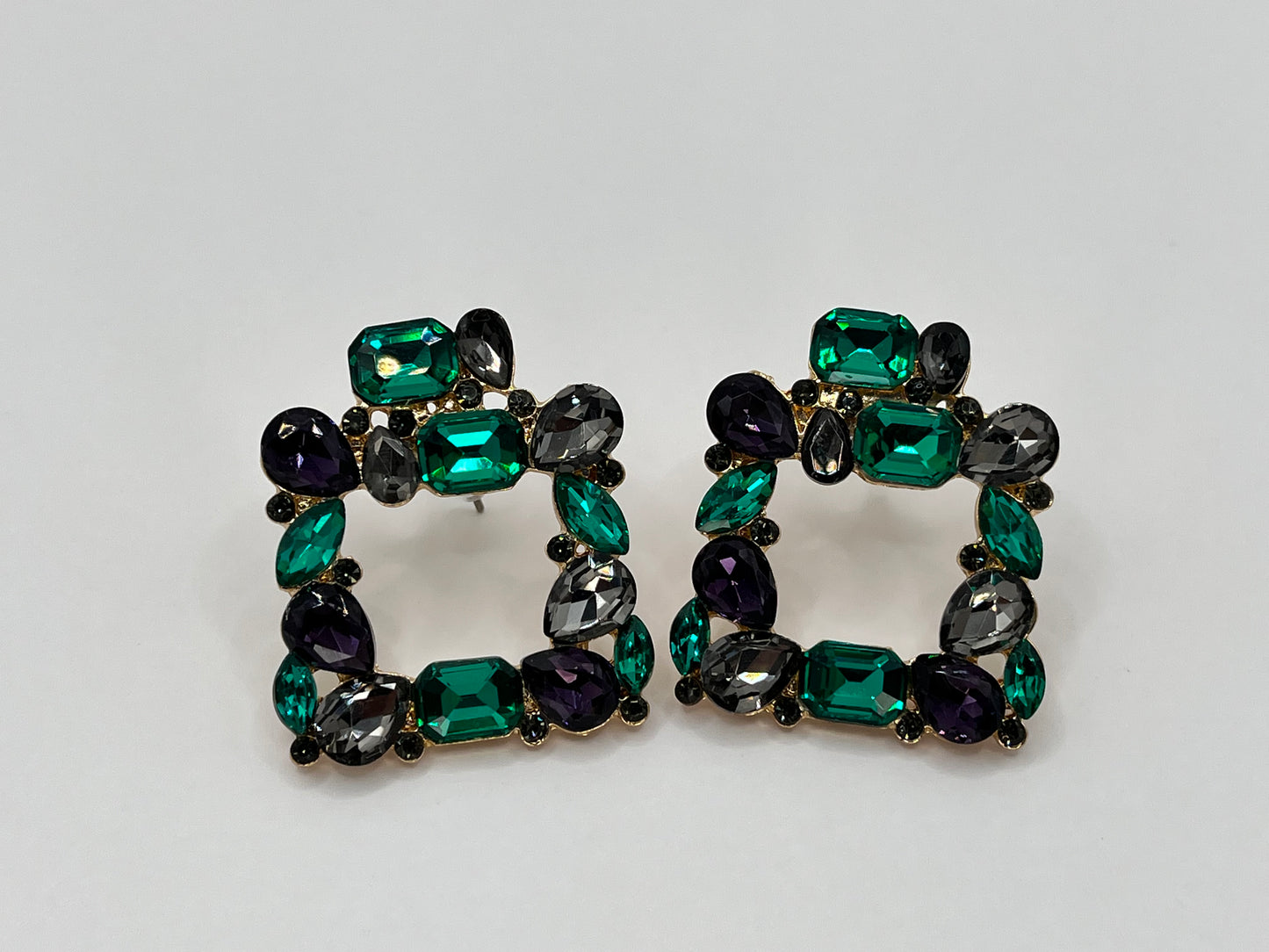 Boucle d’oreille Éclat festif et raffiné Multicolore