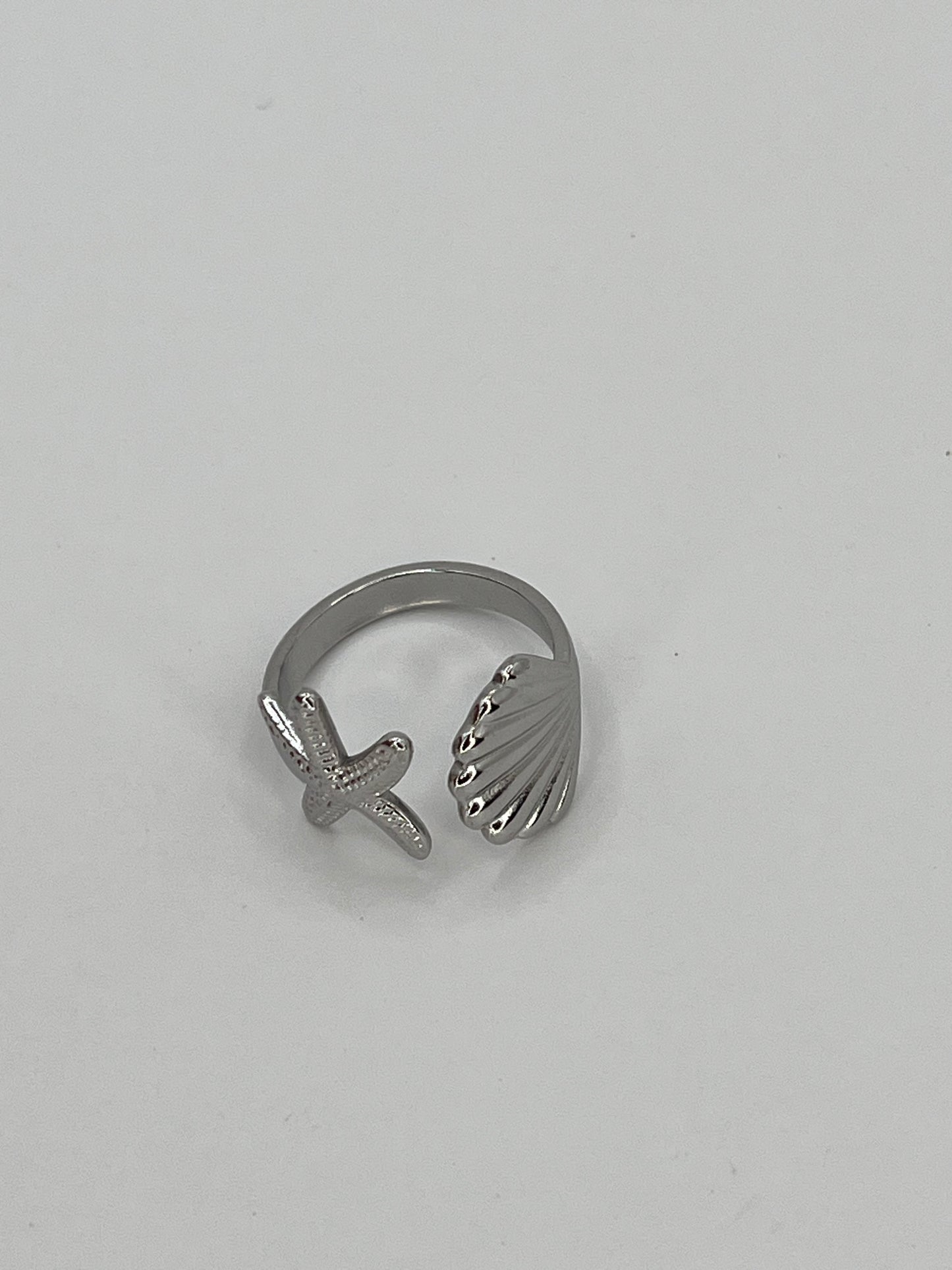 Bague Étoile de Mer & Coquillage
