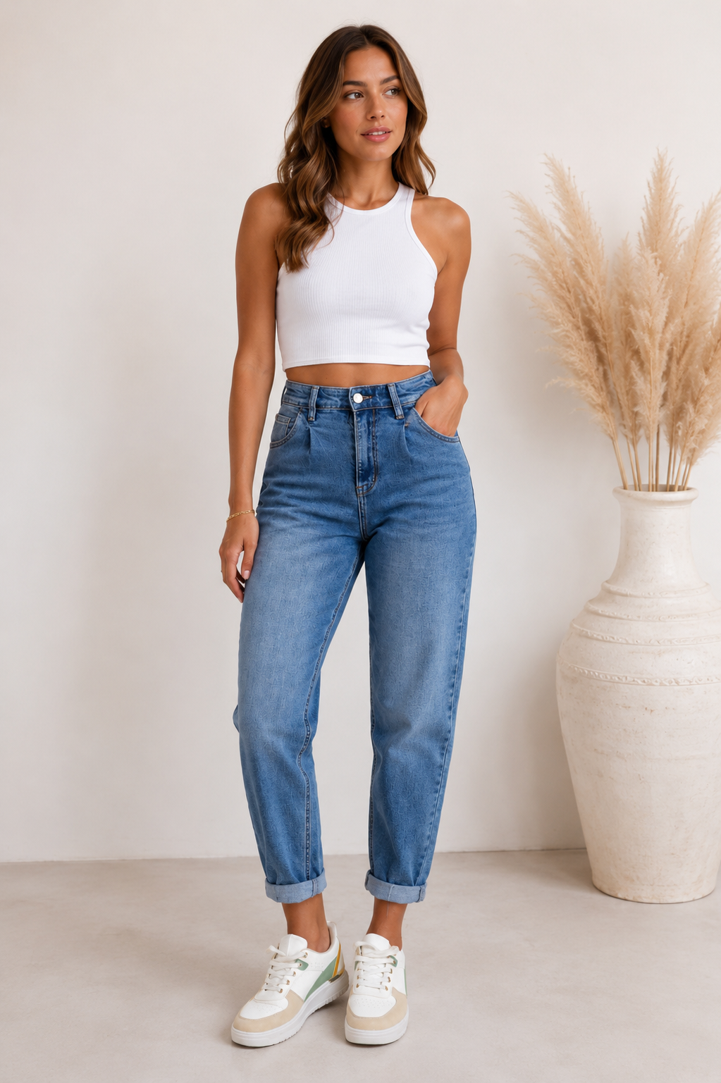 Jean Balloon Taille Haute "Margot" – Coupe Ample & Confortable | Émilie et ses Folies